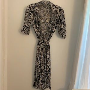 Ann Taylor midi wrap dress